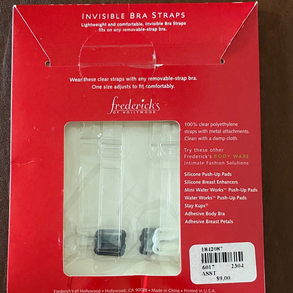 Frederick's of Hollywood Clear Invisible Bra Straps - Picture 2 of 3